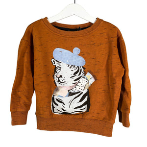 Unisex Papu - Sweatshirt, size 98 - 104 - Brown (1)