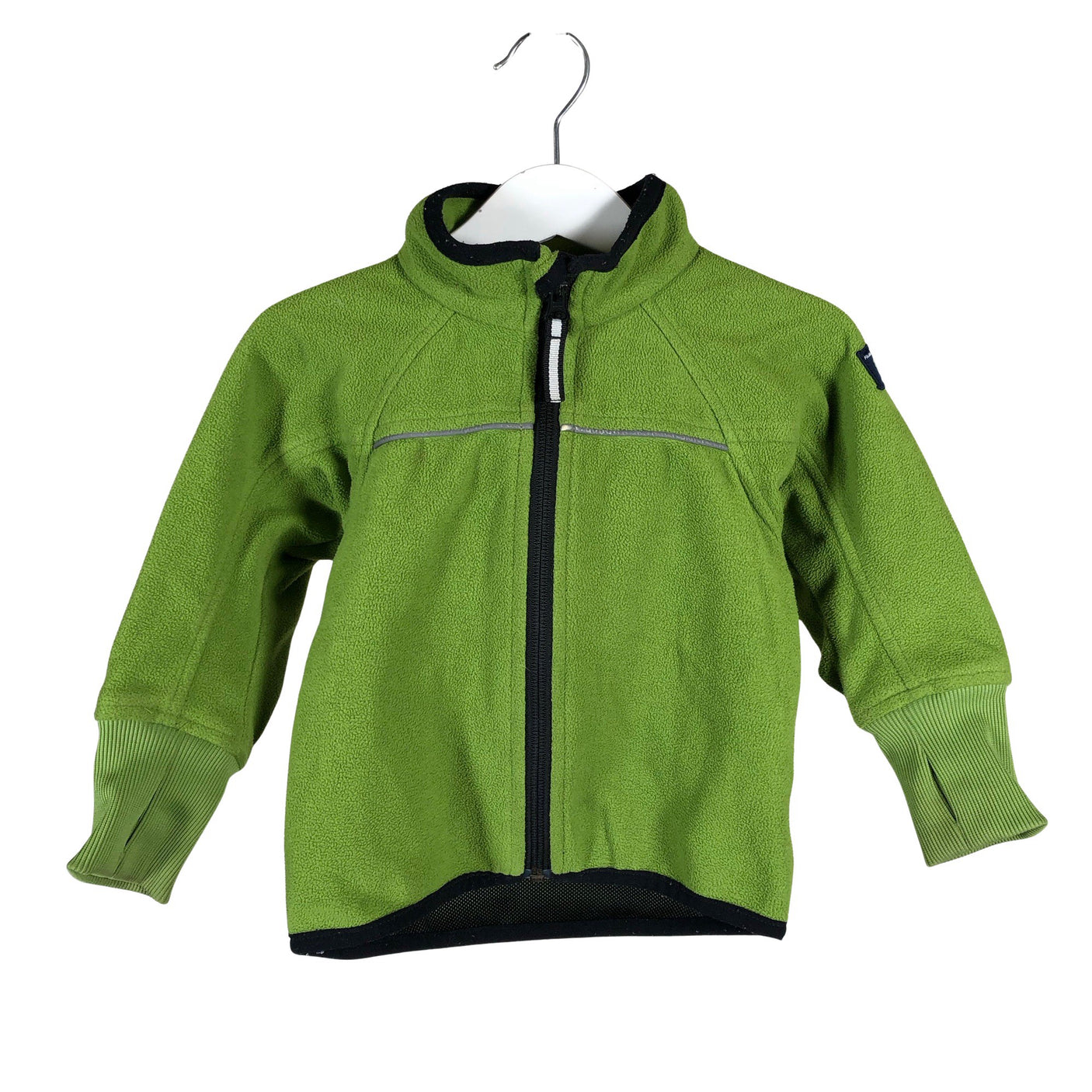 Unisex Polarn O. Pyret - Windfleece jacket, size 74 - 80 - Green (1)
