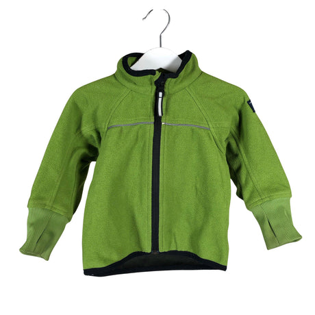 Unisex Polarn O. Pyret - Windfleece jacket, size 74 - 80 - Green ()