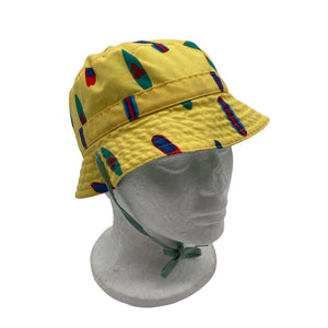Unisex Polarn O. Pyret - Summer hat, size 46 - 48 cm - Yellow (1)