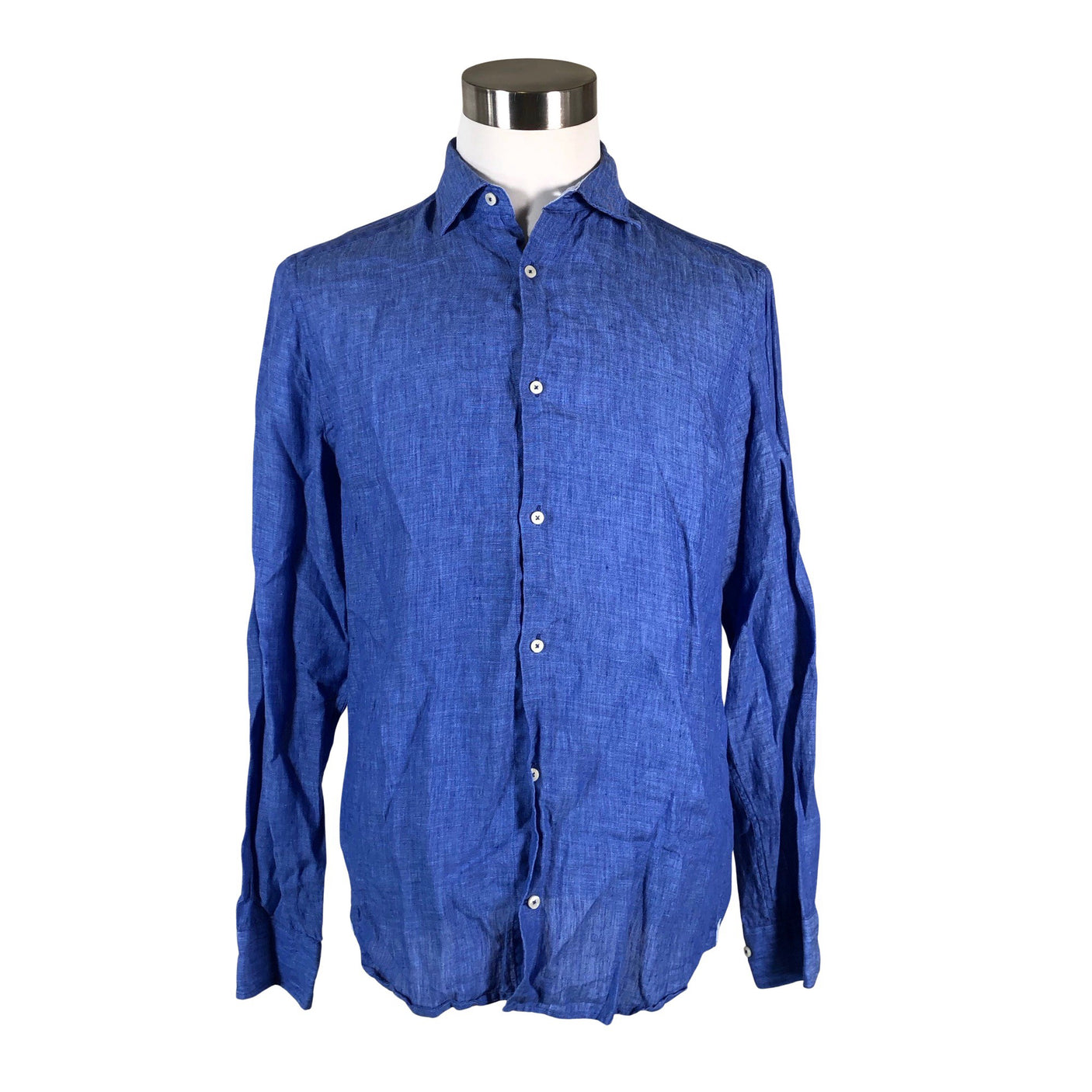 Unisex Riley - Collared shirt, size M - Blue (1)