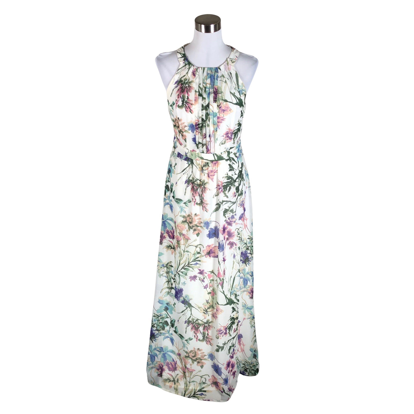 Unisex Esprit - Schiffon dress, size 38 - White (1)