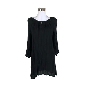 Unisex Kaffe - Schiffon dress, size 34 - Black (1)