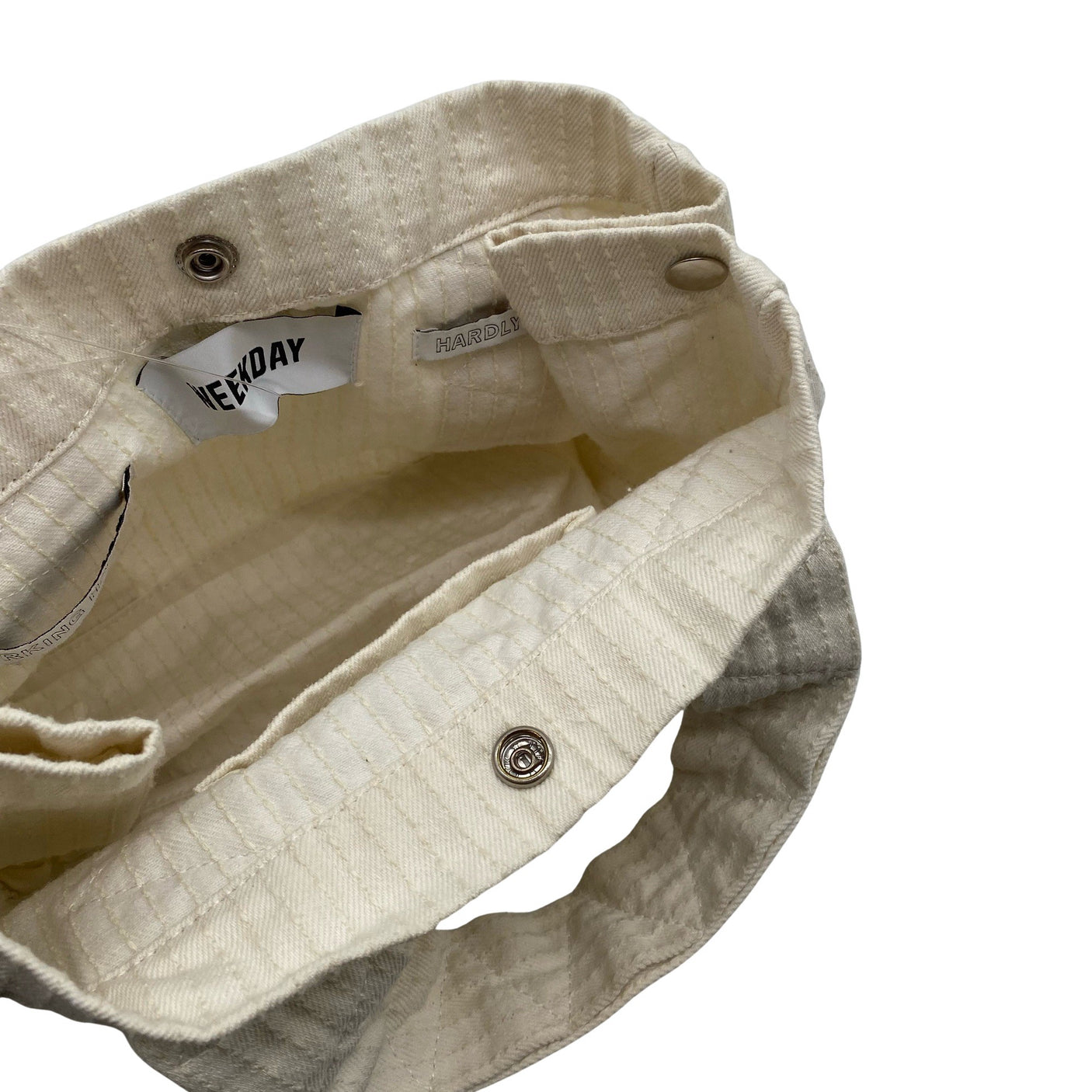 Unisex Weekday - Handbag, size Mini - Natural white (3)