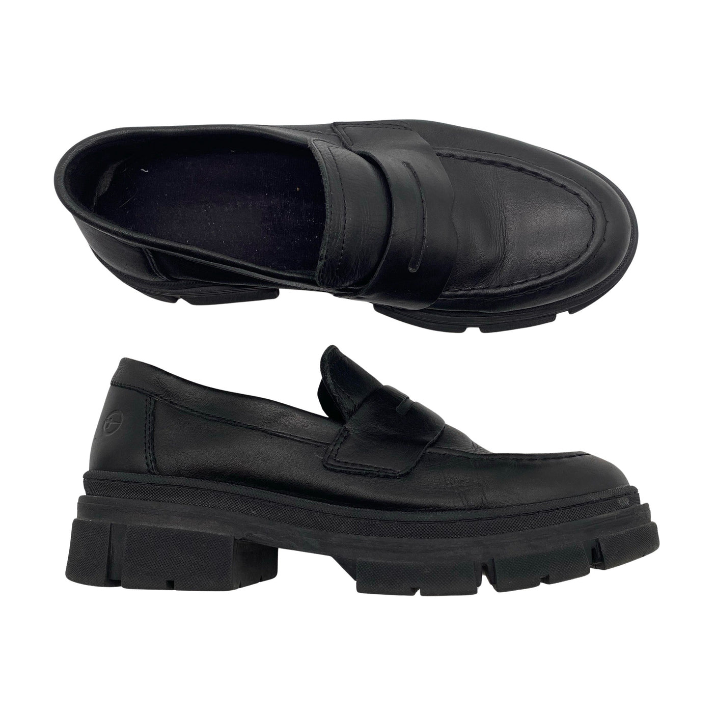 Unisex Tamaris - Loafers, size 37 - Black (1)