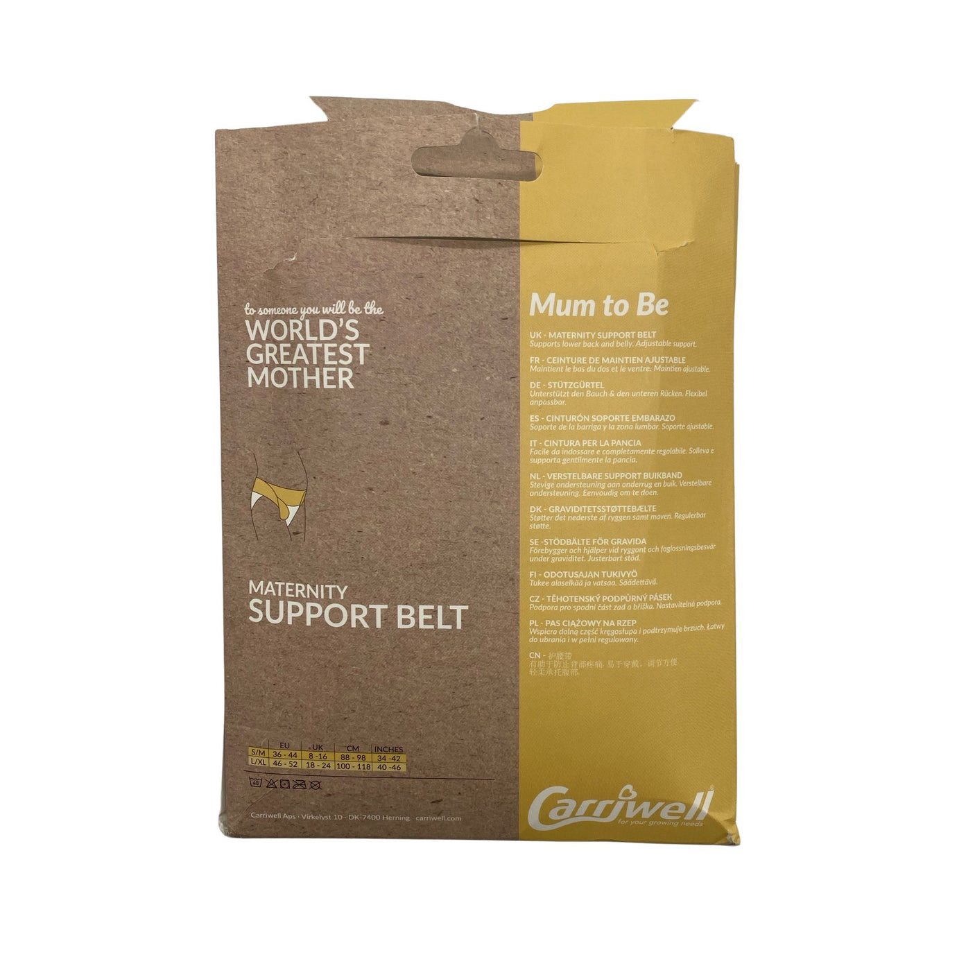 Unisex Carriwell - Support band, size No size - Black (2)