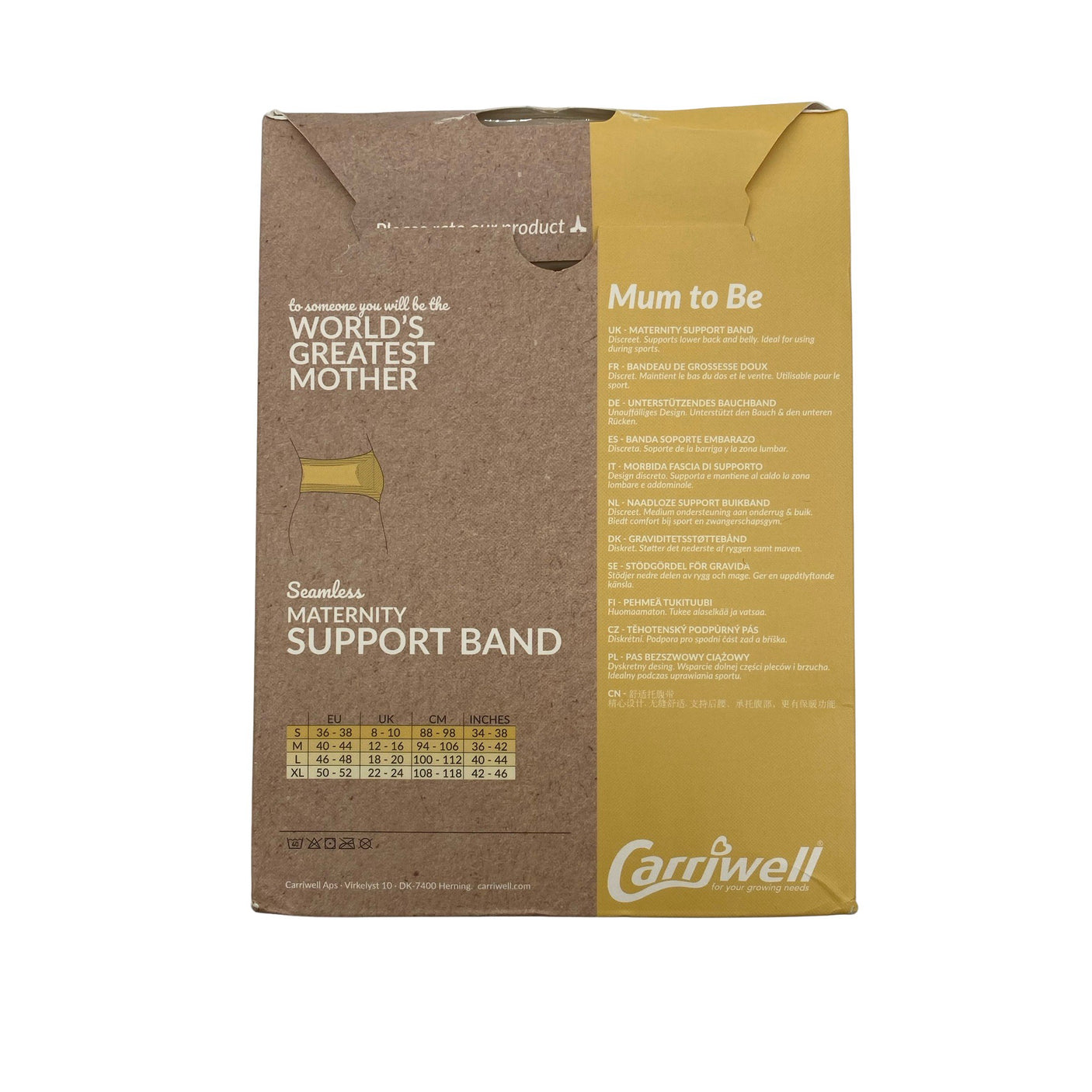 Unisex Carriwell - Belly band, size No size - Black (2)