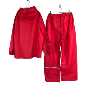 Unisex Rukka - Rainwear, size 146 - 152 - Red (2)