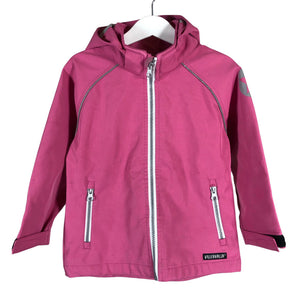 Unisex Villervalla - Soft shell jacket, size 98 - 104 - Pink (1)