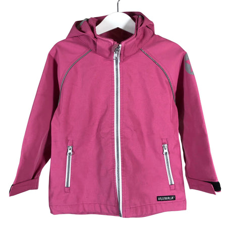 Unisex Villervalla - Soft shell jacket, size 98 - 104 - Pink ()