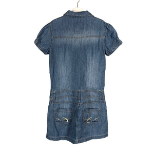 Unisex Esprit - Denim dress, size 152 - 158 - Blue (2)
