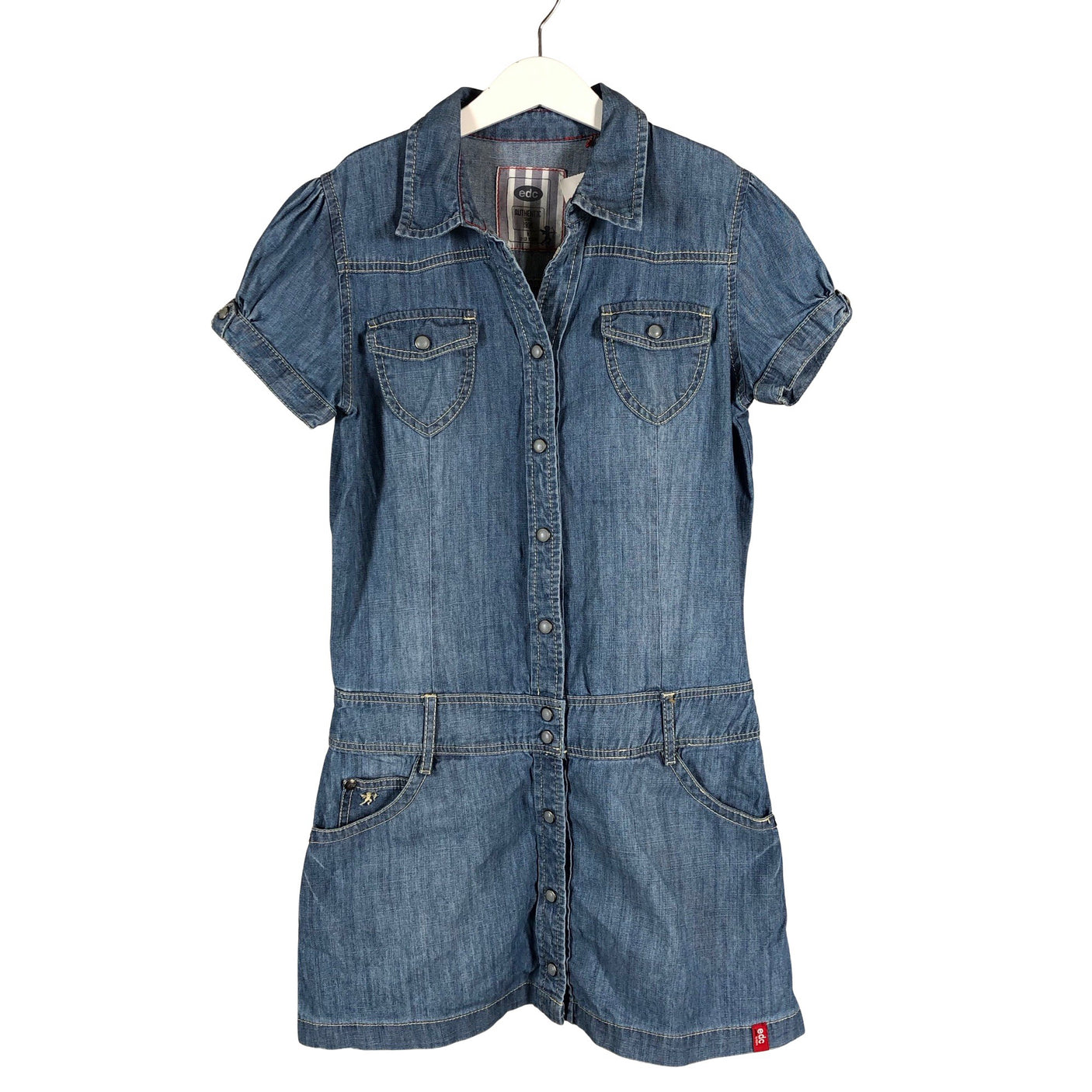 Unisex Esprit - Denim dress, size 152 - 158 - Blue (1)