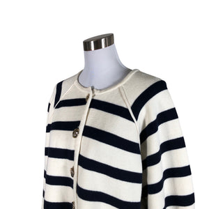 Unisex ba&sh - Cardigan, size 40 - White (3)