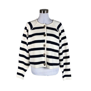 Unisex ba&sh - Cardigan, size 40 - White (1)