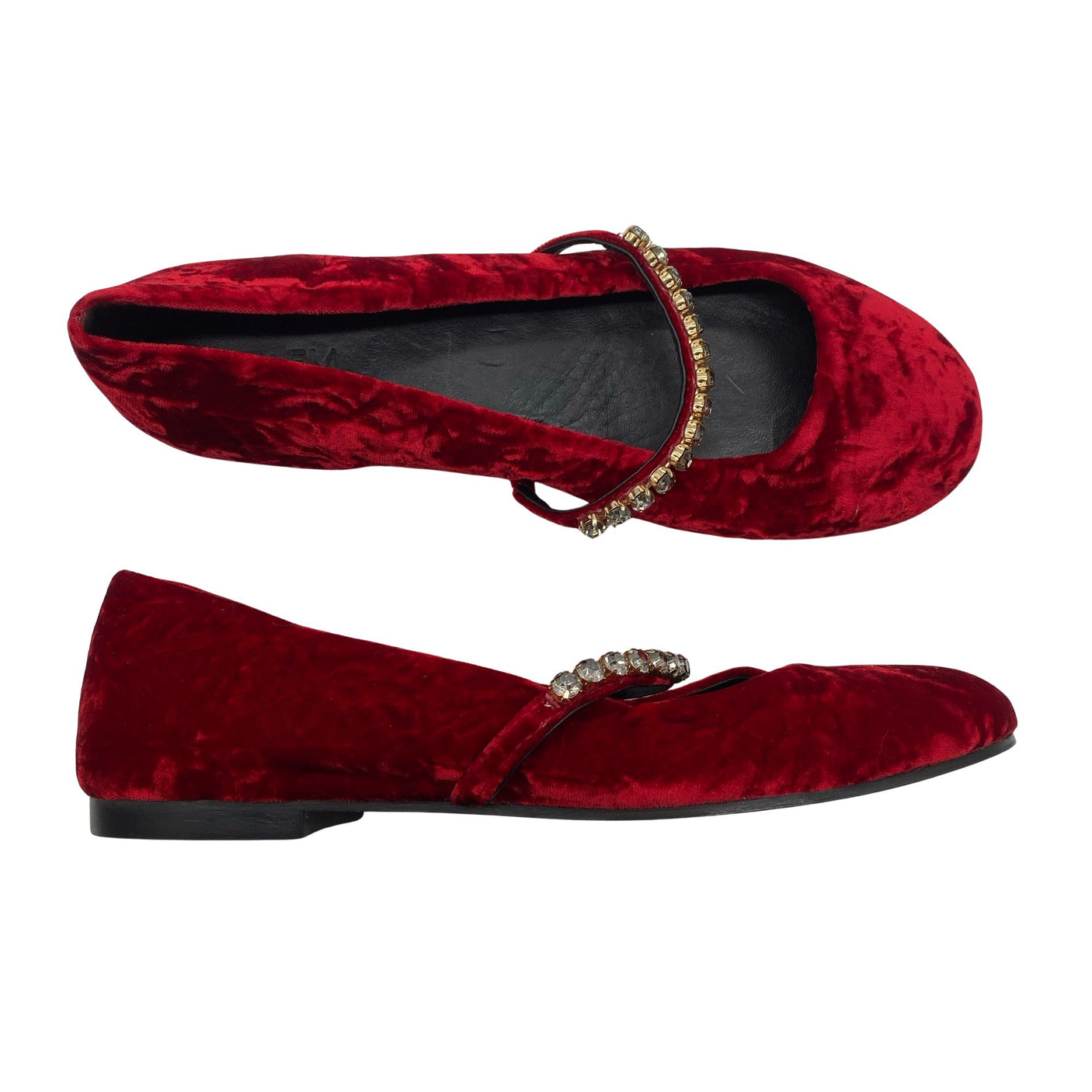 Unisex ME+EM - Festive ballerinas, size 38 - Red (1)