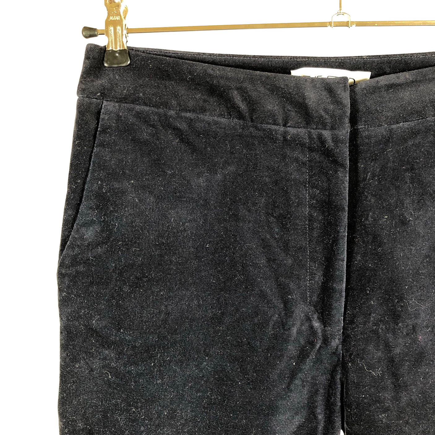 Unisex The Fold London - Velvet pants, size 38 - Blue (3)