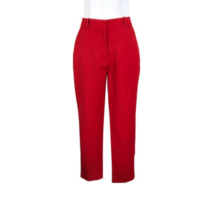 Unisex The Fold London - Straight leg trousers, size 36 - Red (1)