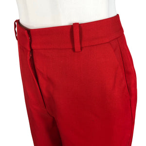 Unisex The Fold London - Straight leg trousers, size 36 - Red (3)