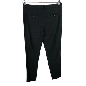 Unisex Massimo Dutti - Straight leg trousers, size 38 - Black (2)