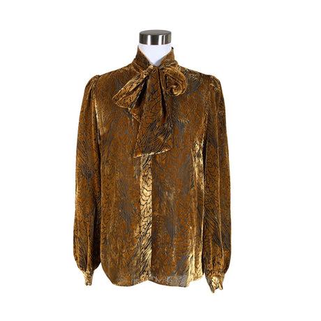 Unisex The Fold London - Blouse, size 38 - Brown ()