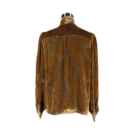 Unisex The Fold London - Blouse, size 38 - Brown (2)