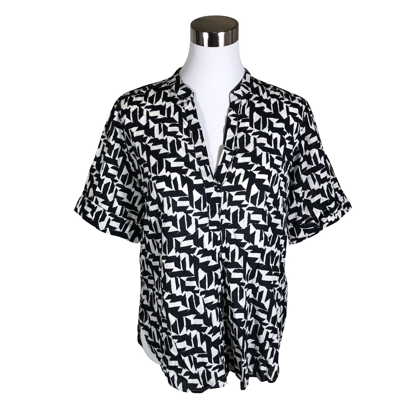 Unisex Marc O'Polo - Short-sleeved blouse, size 38 - Black (1)
