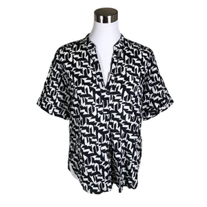 Unisex Marc O'Polo - Short-sleeved blouse, size 38 - Black (1)