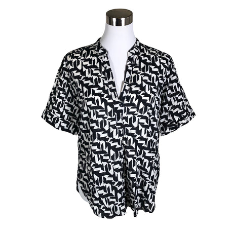 Unisex Marc O'Polo - Short-sleeved blouse, size 38 - Black ()