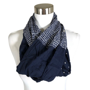 Unisex Opus - Circle scarf, size Midi - Black (1)
