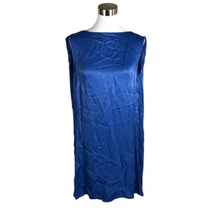 Unisex by Malene Birger - Schiffon dress, size 36 - Blue (1)
