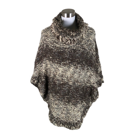 Unisex Ril's - Poncho, size 40 - Brown ()