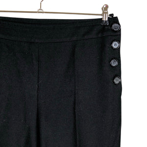 Unisex Burberry - Straight leg trousers, size 40 - Black (3)