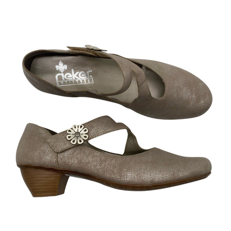 Unisex Rieker - High heels, size 41 - Beige ()