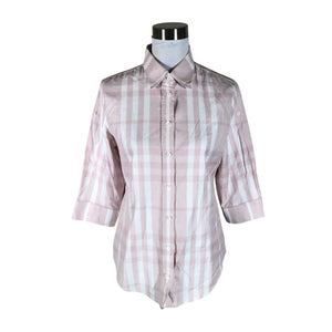 Unisex Burberry - Short-sleeved blouse, size 38 - Light pink (1)