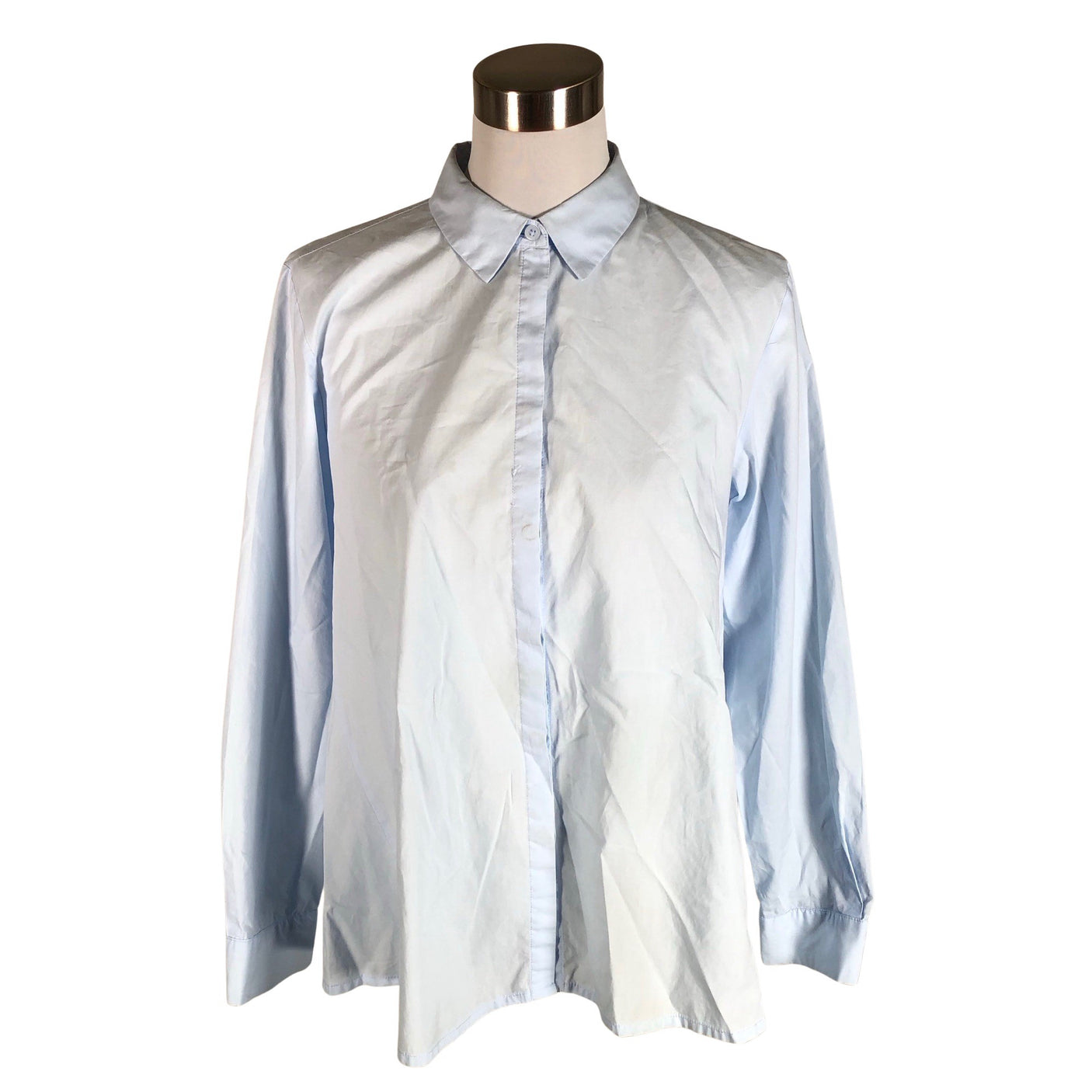 Unisex I Say - Collared shirt, size 38 - Light blue (1)