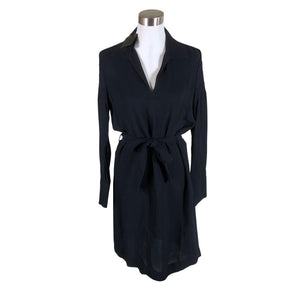 Unisex Massimo Dutti - Schiffon dress, size 40 - Blue (1)