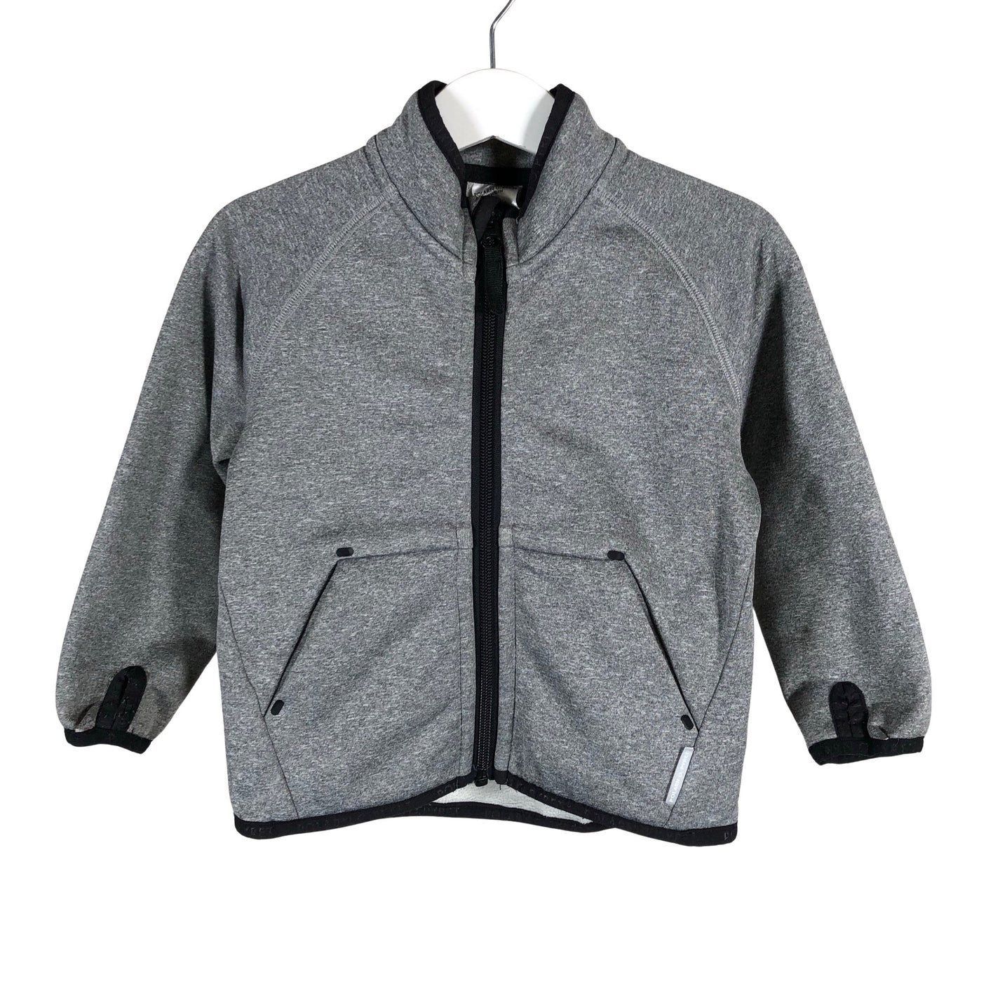 Unisex Polarn O. Pyret - Fleece jacket, size 80 - 86 - Gray (1)