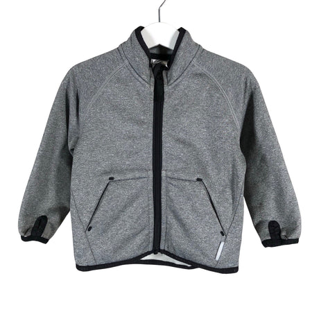 Unisex Polarn O. Pyret - Fleece jacket, size 80 - 86 - Gray ()