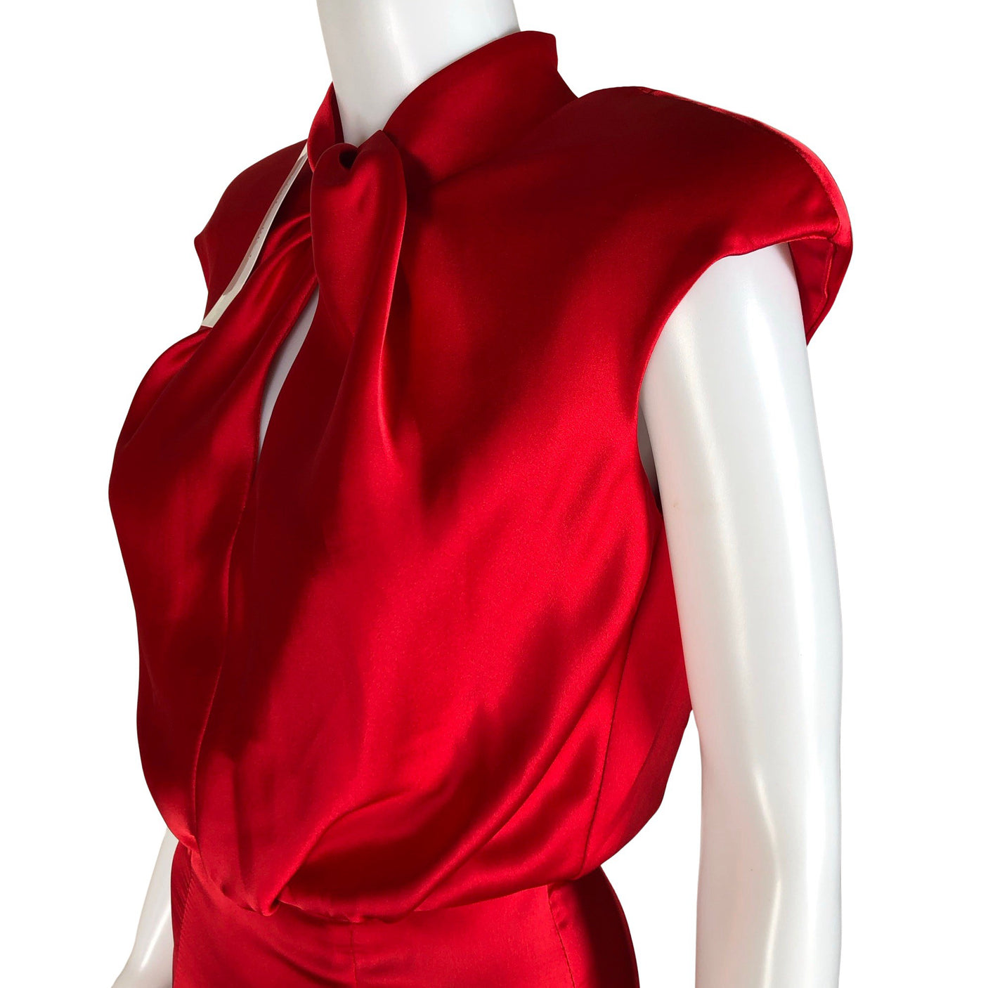 Unisex Carla Ruiz - Schiffon dress, size 34 - Red (3)