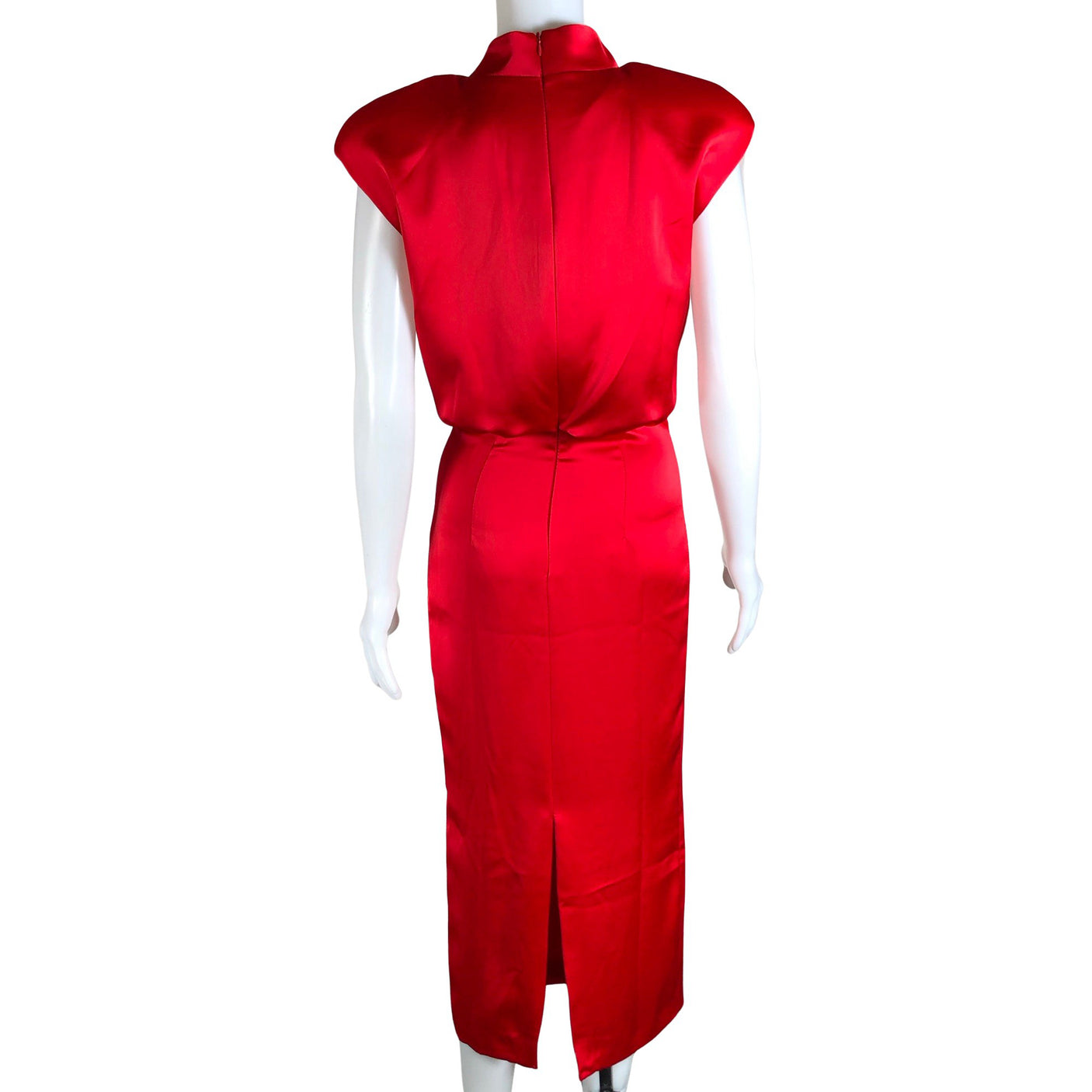 Unisex Carla Ruiz - Schiffon dress, size 34 - Red (2)