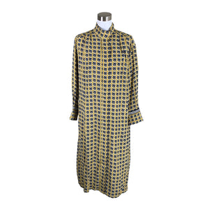 Unisex Massimo Dutti - Schiffon dress, size 38 - Yellow (1)