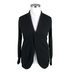 Unisex Repeat - Knit tunic, size 42 - Black (1)