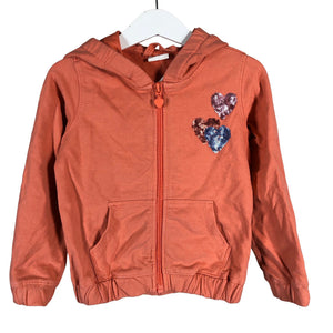 Unisex s.Oliver - Hoodie, size 92 - 98 - Orange (1)