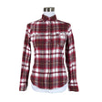 Unisex Lexington - Flannel shirt, size 34 - Wine red ()