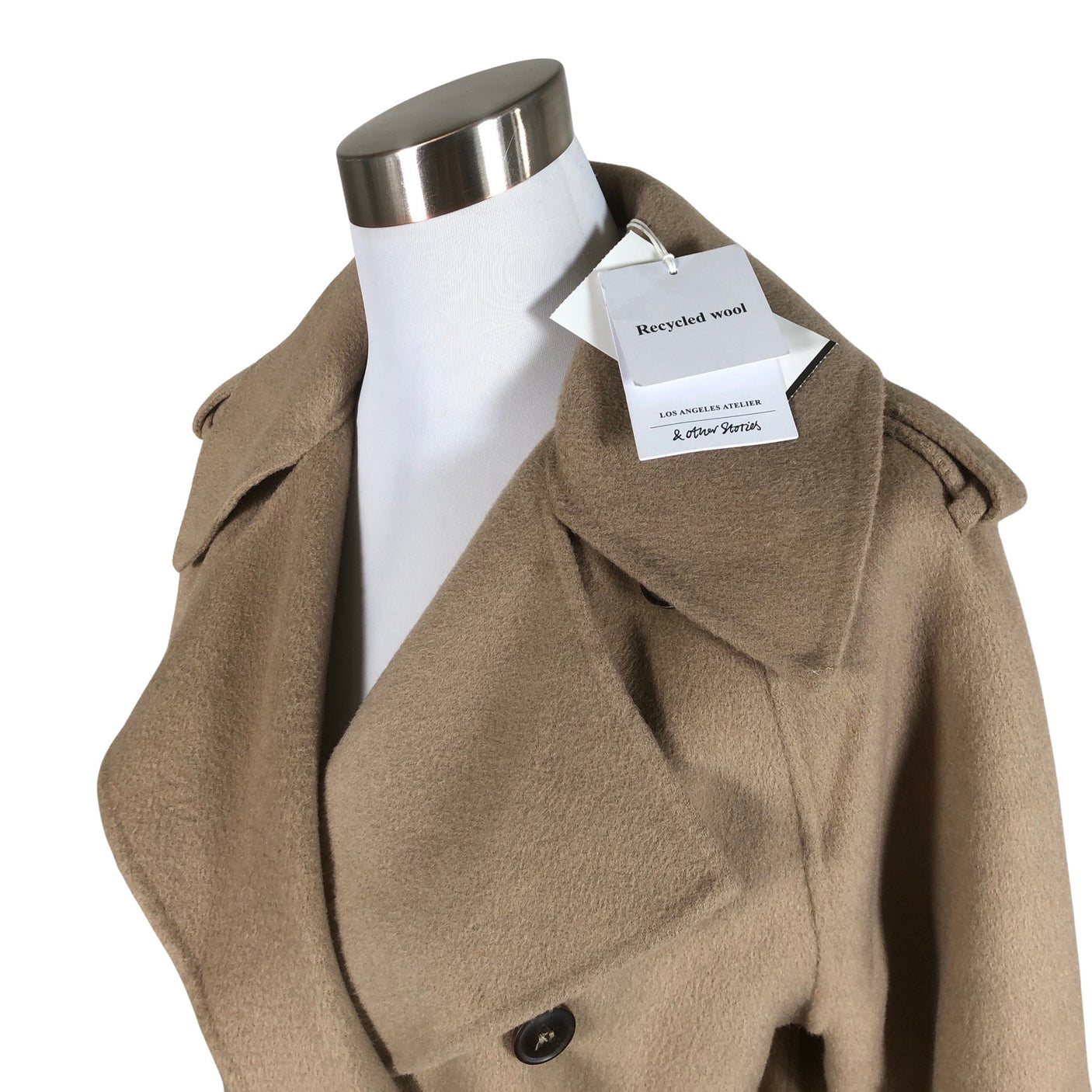 Unisex &Other Stories - Wool coat, size 36 - Brown (3)