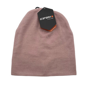 Unisex Icepeak - Lightweight beanie, size 54 - 56 cm - Light pink (1)
