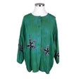 Unisex Zinetta - Schiffon tunic, size 44 - Green ()