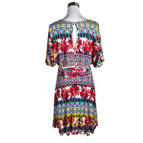 Unisex Desigual - Tricot dress, size 40 - White (2)