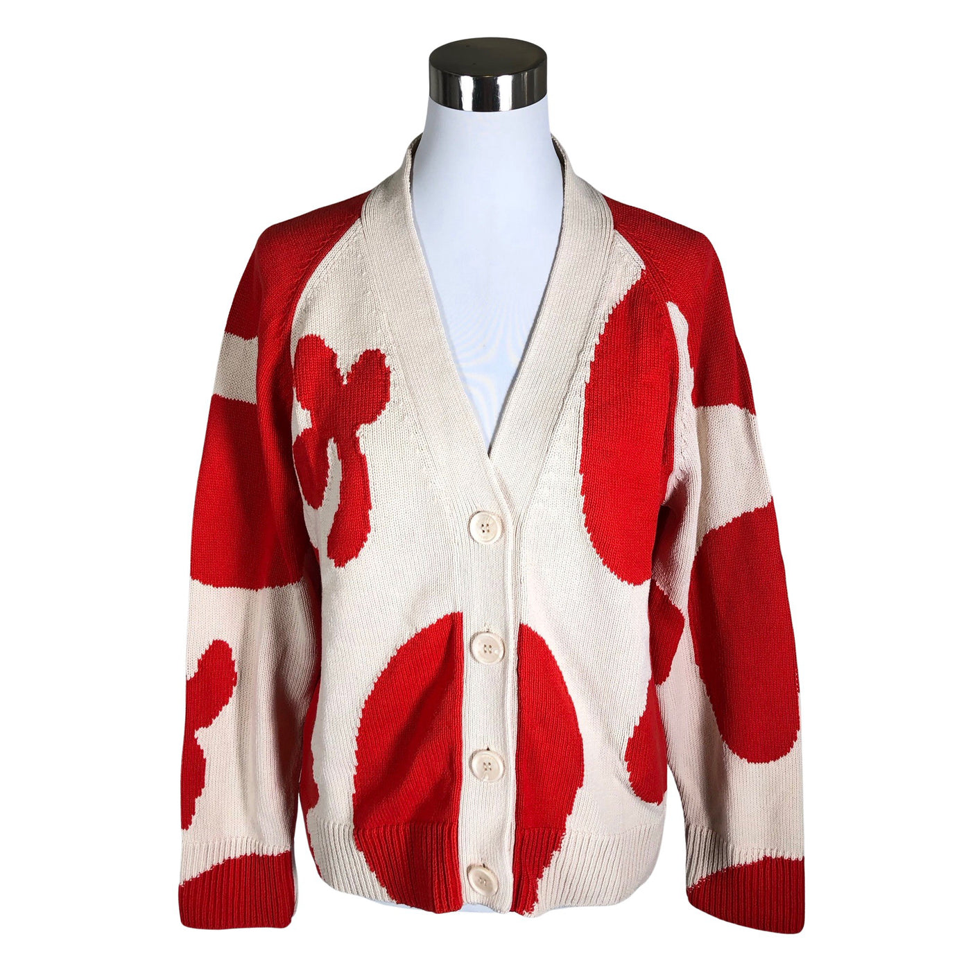 Unisex Marimekko - Cardigan, size 38 - Red (1)