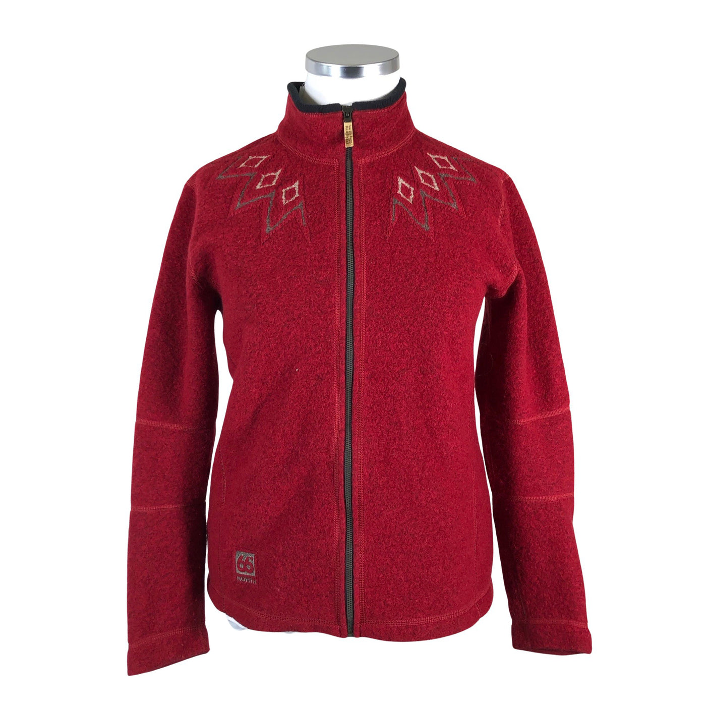 Unisex North Iceland - Cardigan, size 42 - Red (1)